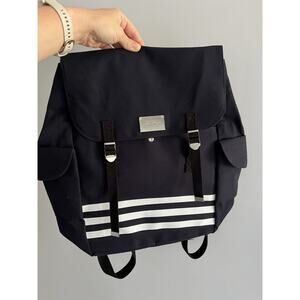 New Jean Paul Gaultier Canvas Navy White Backpack